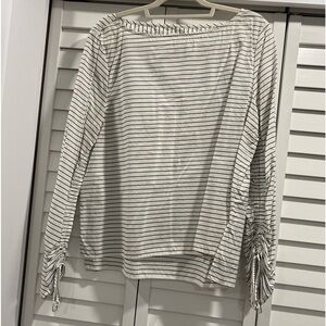 GAP LADIES STRIPED COTTON BLOUSE